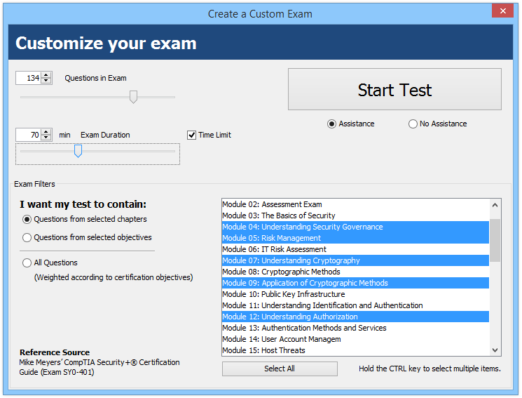 Exam CSA Labs